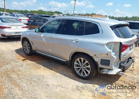 2018 BMW X3 xDrive30I from USA, damaged, VIN 5UXTR9C50JLD60546